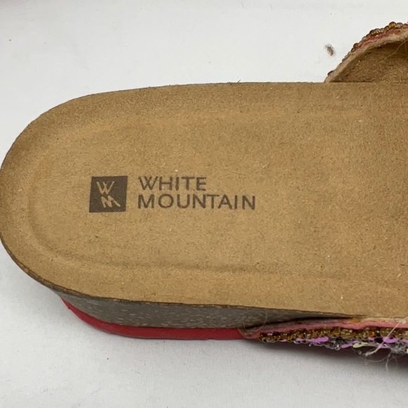 Like new White Mountain ladies wedge sandal with Velcro strap, size 9 - Picture 4 of 6